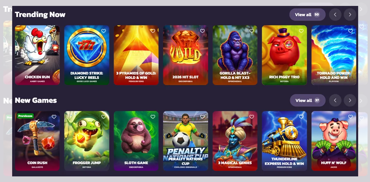 Coolzino Casino visual